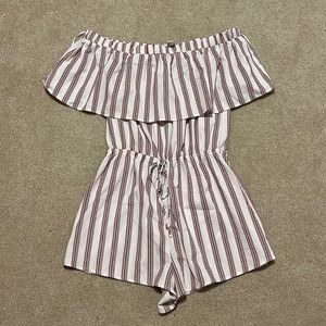 Pinstripe romper